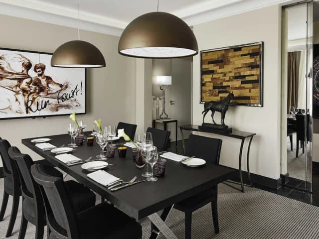 法蘭克福歌劇院索菲特飯店-總統套房, 1 張特大雙人床, 露台, 城市景觀-2