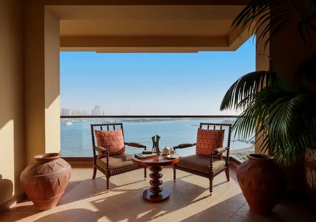 費爾蒙棕櫚飯店-Fairmont Gold, 客房, 多張床, 陽台, 海景-3
