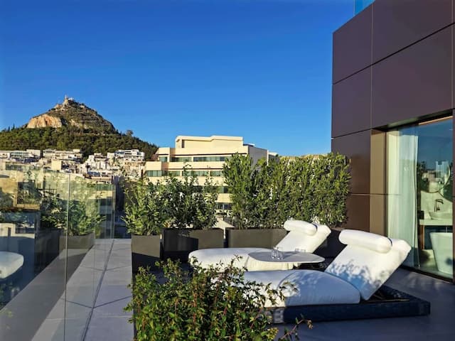 アテネ キャピタル センター - M ギャラリー コレクション-プレジデンシャル スイート キングベッド 1 台-9