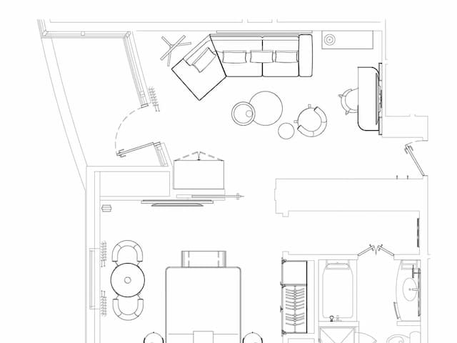 Sofitel New York-套房, 阳台, 城市景观-5