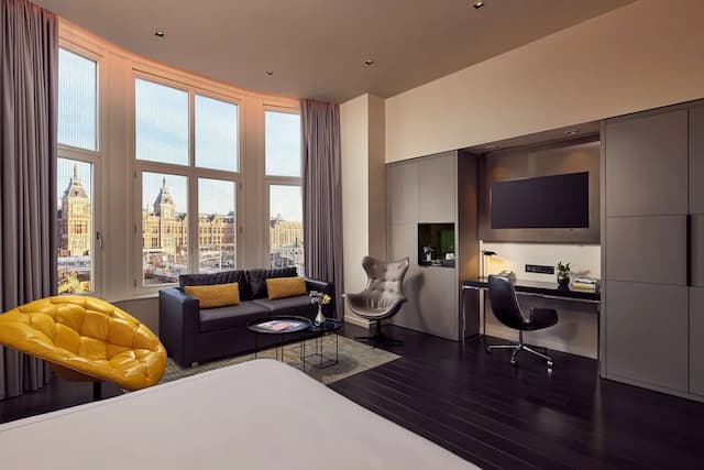 파크 플라자 빅토리아 암스테르담-주니어 스위트, 킹사이즈침대 1개-9