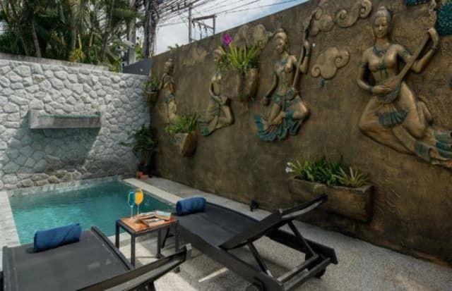 Peace Blue Naiharn Naturist Resort Phuket-Plunge Pool Suite Villa-10