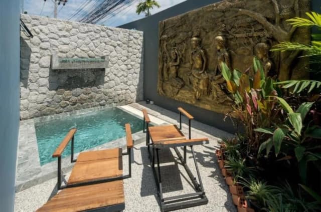 Peace Blue Naiharn Naturist Resort Phuket-Plunge Pool Suite Villa-12