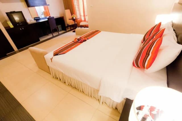 機場住宅 Spa 飯店-Deluxe Double or Twin Room-4