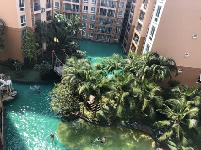 아틀란티스 콘도 리조트 좀티엔 바이 EVT-패밀리 아파트, 침실 2개, 수영장 전망, 풀사이드-19