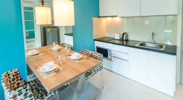 아틀란티스 콘도 리조트 좀티엔 바이 EVT-아파트, 정원 전망-7