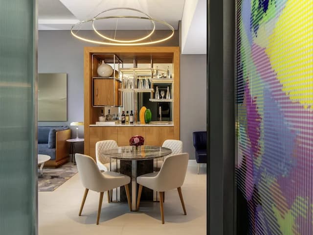 SLS ドバイ ホテル & レジデンシズ-プレミアム スイート キングベッド 1 台 バルコニー (Vanilla Sky)-4