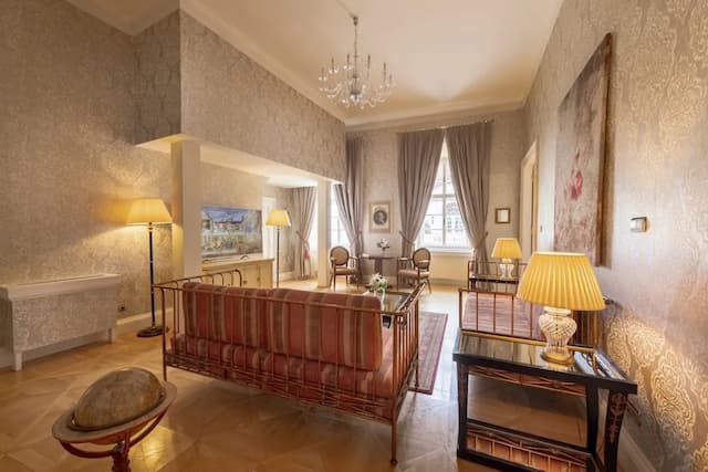 The Mozart Prague by Accor-家庭套房, 2 间卧室, 庭院景观-4