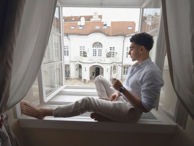 The Mozart Prague by Accor-家庭套房, 2 间卧室, 庭院景观-7