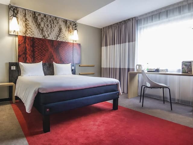 倫敦斯特拉特福宜必思酒店-客房, 1 張標準雙人床, 無障礙-2