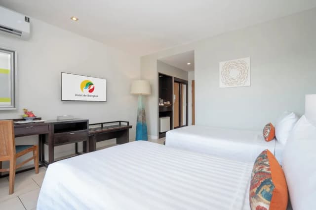 曼谷飯店-Superior with Balcony  Room, 1 Double or 2 Twin Beds-3