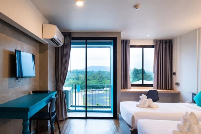 S.22 Hotel Suratthani-高级双床房-14
