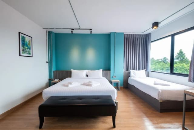 S.22 Hotel Suratthani-华丽三人房-3
