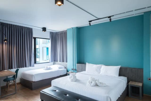 S.22 Hotel Suratthani-华丽三人房-1
