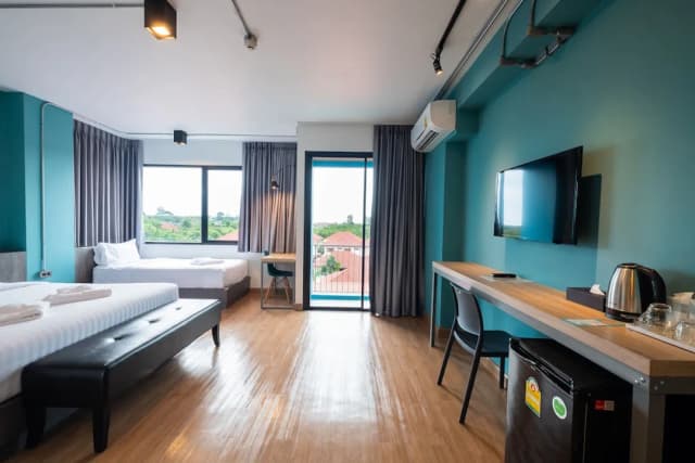 S.22 Hotel Suratthani-华丽三人房-4