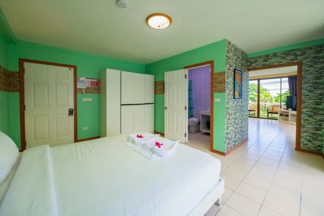 해피 바이킹스 - 비치프론트-스위트, 킹사이즈침대 1개, 바다 전망-8