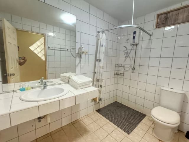 해피 바이킹스 - 비치프론트-더블룸, 퀸사이즈침대 1개, 주방, 바다 전망-8