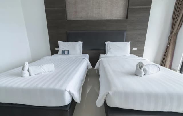 芭達雅 Tribe 飯店-高級雙床房-3