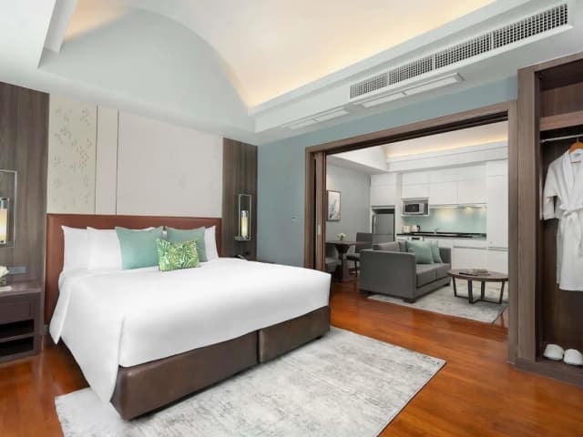 曼谷素坤逸傳承諾富特生活飯店-普通套房, 1 張特大雙人床, 無障礙-1
