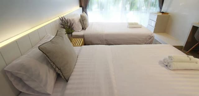 The Prima Residence-Basic Twin Room-2