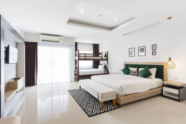 Buasri Boutique Patong-家庭房, 多张床-1