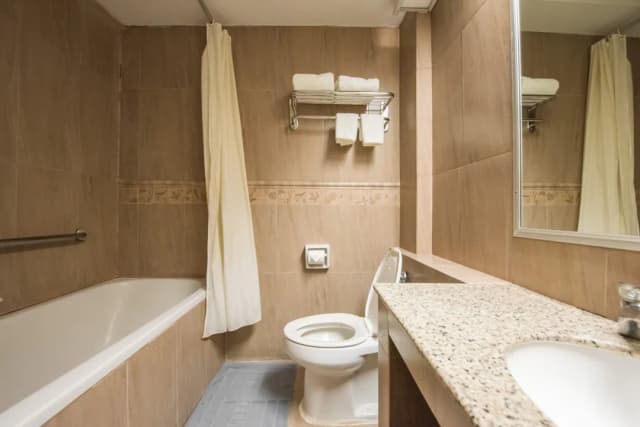 曼谷城市套房酒店-豪華雙人房-15