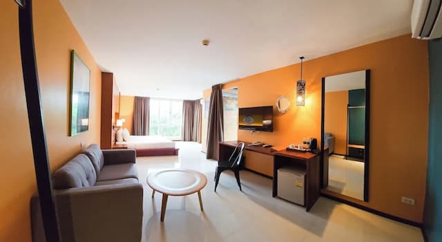 自我風格飯店-豪華客房, 1 張特大雙人床, 陽台-3