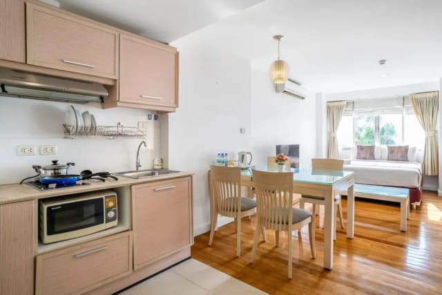 曼谷奈良套房公館飯店-家庭套房, 1 間臥室, 廚房, 城市景觀 (One Bedroom Suite (checkin 8am - 8pm))-9