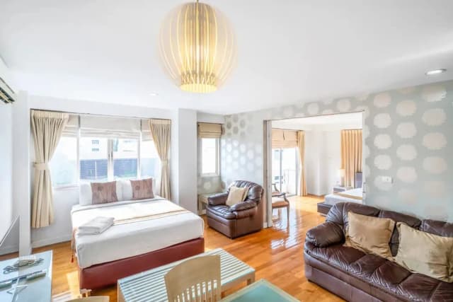 曼谷奈良套房公館飯店-家庭套房, 1 間臥室, 廚房, 城市景觀 (One Bedroom Suite (checkin 8am - 8pm))-4