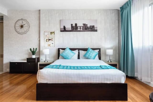 曼谷奈良套房公館飯店-高級開放式客房, 1 張加大雙人床, 城市景觀 (Superior Studio A (checkin 8am - 8pm))-3