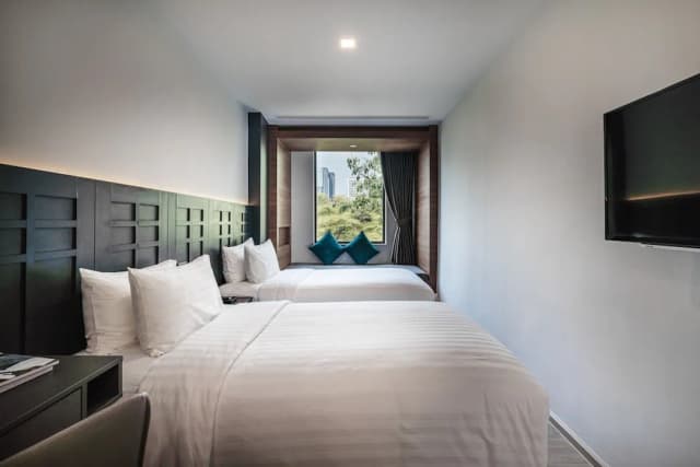 曼谷 VIX 勝利紀念碑飯店-高級雙床房-1