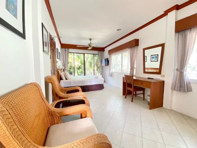 가든 홈 카타-디럭스룸, 테라스, 정원 전망-7