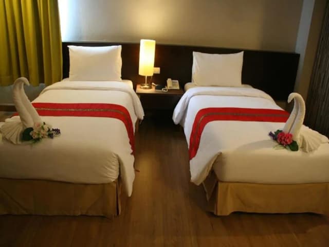 Aloha Hotel Hat Yai-高级双床房-3