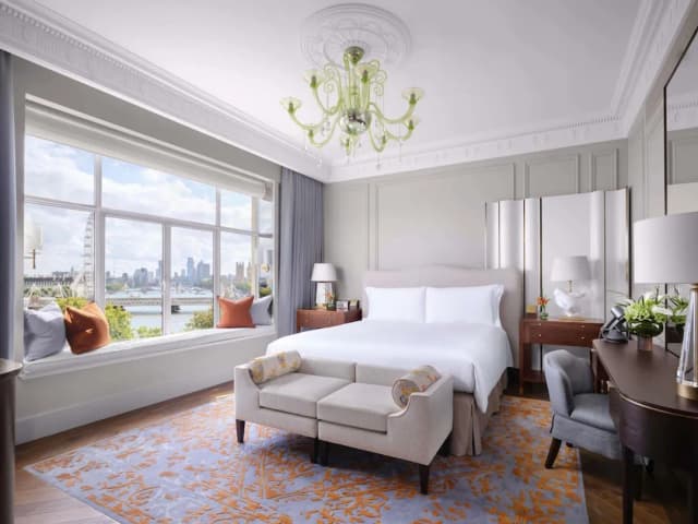 더 사보이-그랜드 스위트, 킹사이즈침대 1개 및 소파베드, 강 전망-3