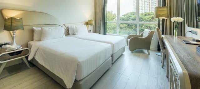 塔達公園景觀飯店-高級雙人或雙床房, 公園景觀-1