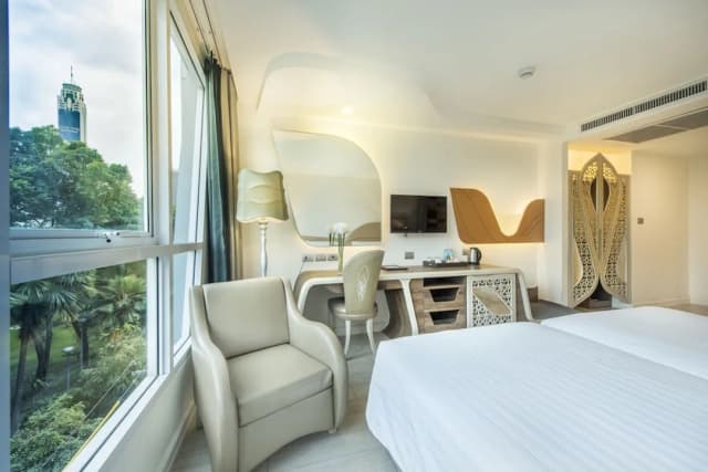 塔達公園景觀飯店-高級雙人或雙床房, 公園景觀-6