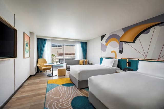 普吉島 M 社會飯店-客房, 泳池景觀 (Stylish Twin, Sunkissed)-4