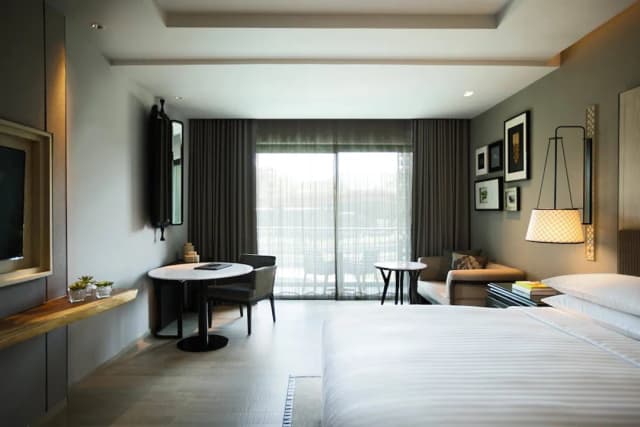 華欣萬豪水療度假酒店-客房, 1 張特大雙人床-4