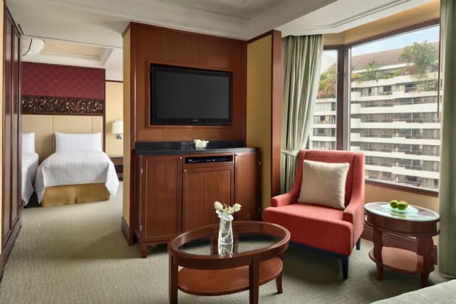 Shangri-La Bangkok-Shangri-La Wing, 尊贵客房, 2 张单人床-1