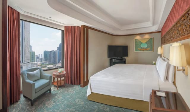 Shangri-La Bangkok-Shangri-La Wing, 行政套房, 1 张特大床-1