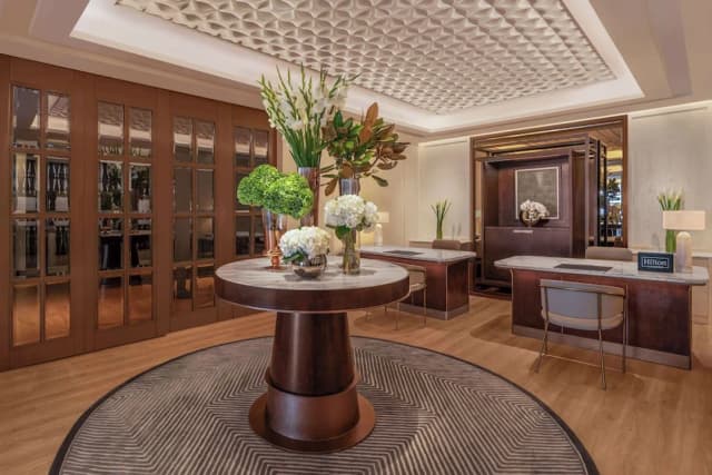 曼谷千禧希爾頓酒店-行政客房, 2 張單人床, 可使用俱樂部酒廊, 河景-5