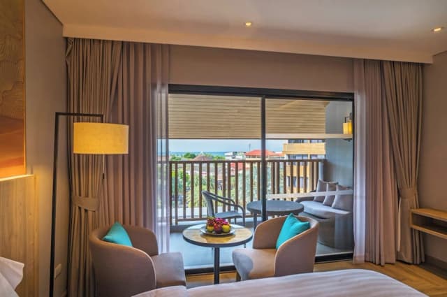 喀比奧南海灘假日度假飯店 - IHG 旗下飯店-尊榮客房, 2 張單人床, 陽台, 城市景觀-11