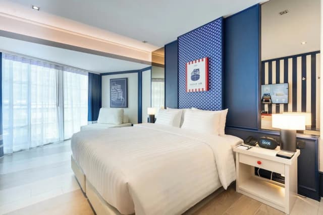 芭堤雅 A1 皇家遊輪酒店 - SHA Extra Plus 認證-豪華雙人房, 1 張特大雙人床-3