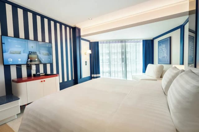 芭堤雅 A1 皇家遊輪酒店 - SHA Extra Plus 認證-豪華雙人房, 1 張特大雙人床-5