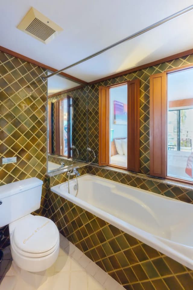 선셋 비치 리조트-디럭스룸, 수영장 전망-5