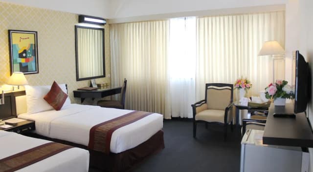 清邁山酒店-Deluxe Twin Room-4