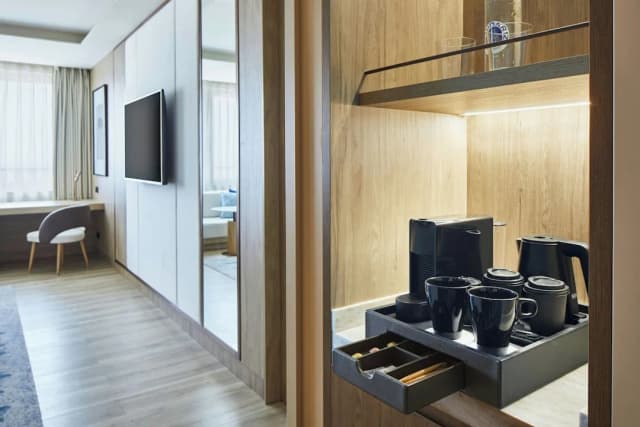 馬德里公主廣場酒店-高級客房, 1 張特大雙人床, 城市景-14