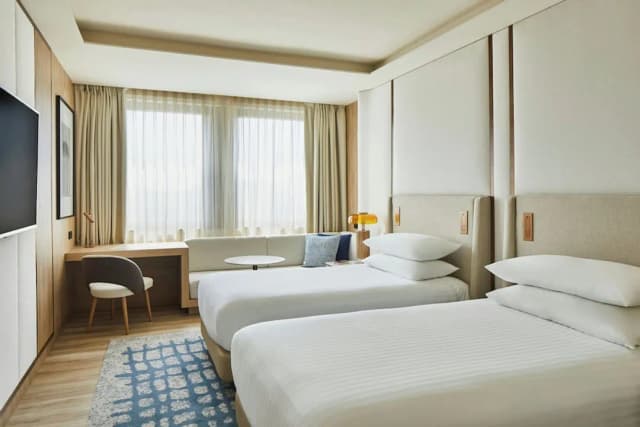 馬德里公主廣場酒店-高級客房, 2 張單人床, 城市景-7