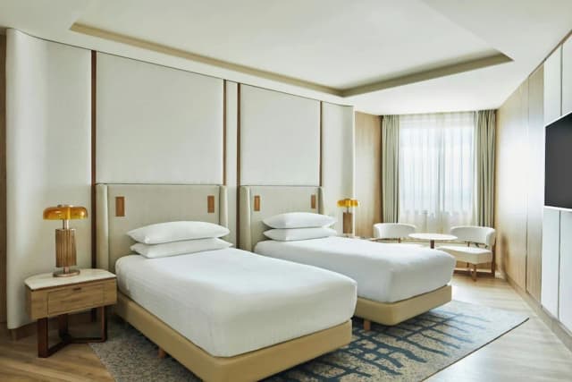 馬德里公主廣場酒店-高級客房, 2 張單人床, 城市景-5