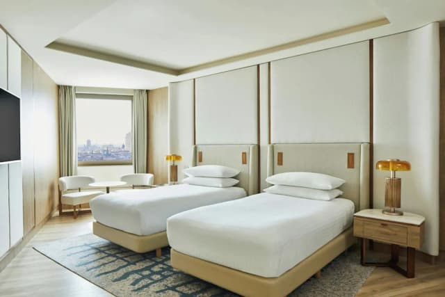 馬德里公主廣場酒店-高級客房, 2 張單人床, 城市景-5